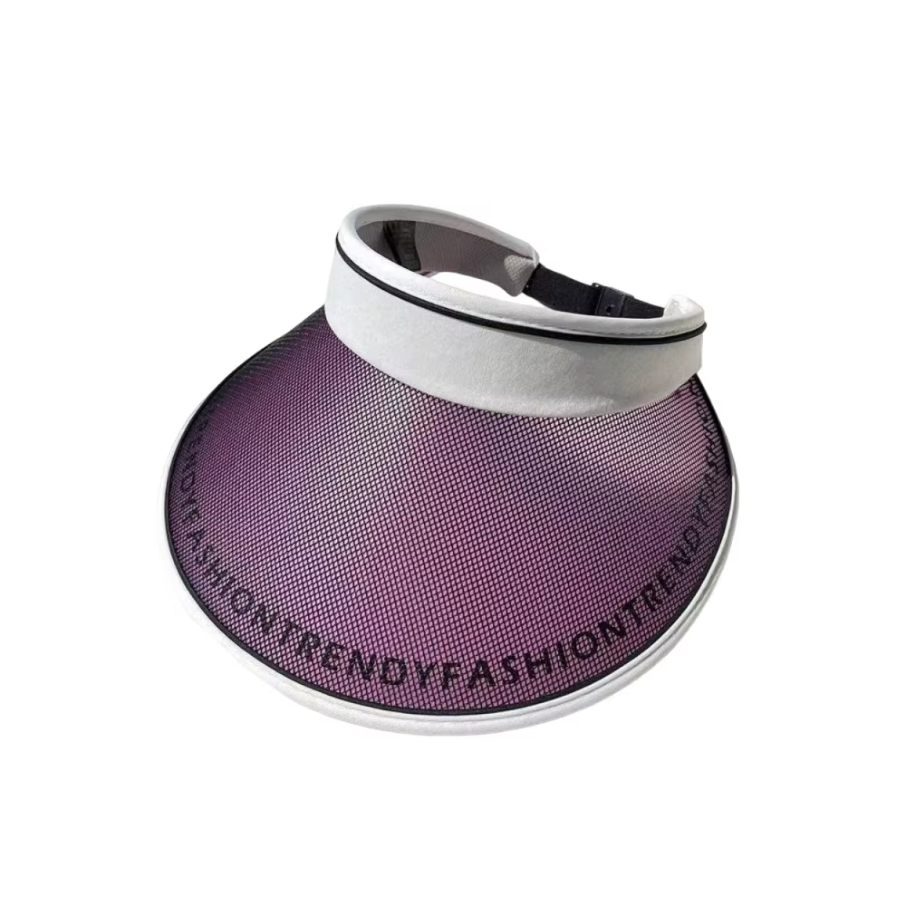 Visière anti-UV légère à large bord pour femme, style coréen, respirante, protection solaire