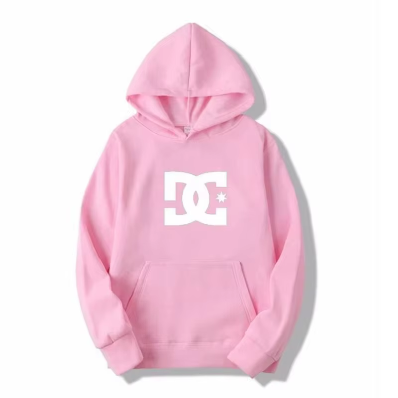 DC Letter Sweat à capuche pour hommes et femmes Mode Simple Sweat à manches longues Automne et hiver