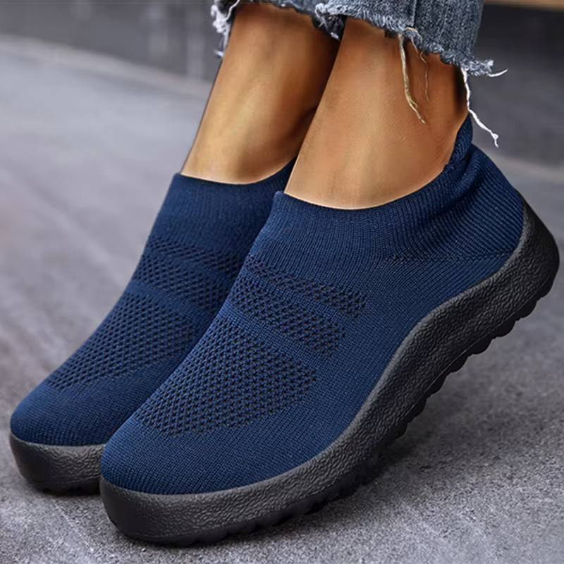 Baskets femme sans lacet femme chaussures 2025 respirant maille baskets pour femmes chaussures de sp