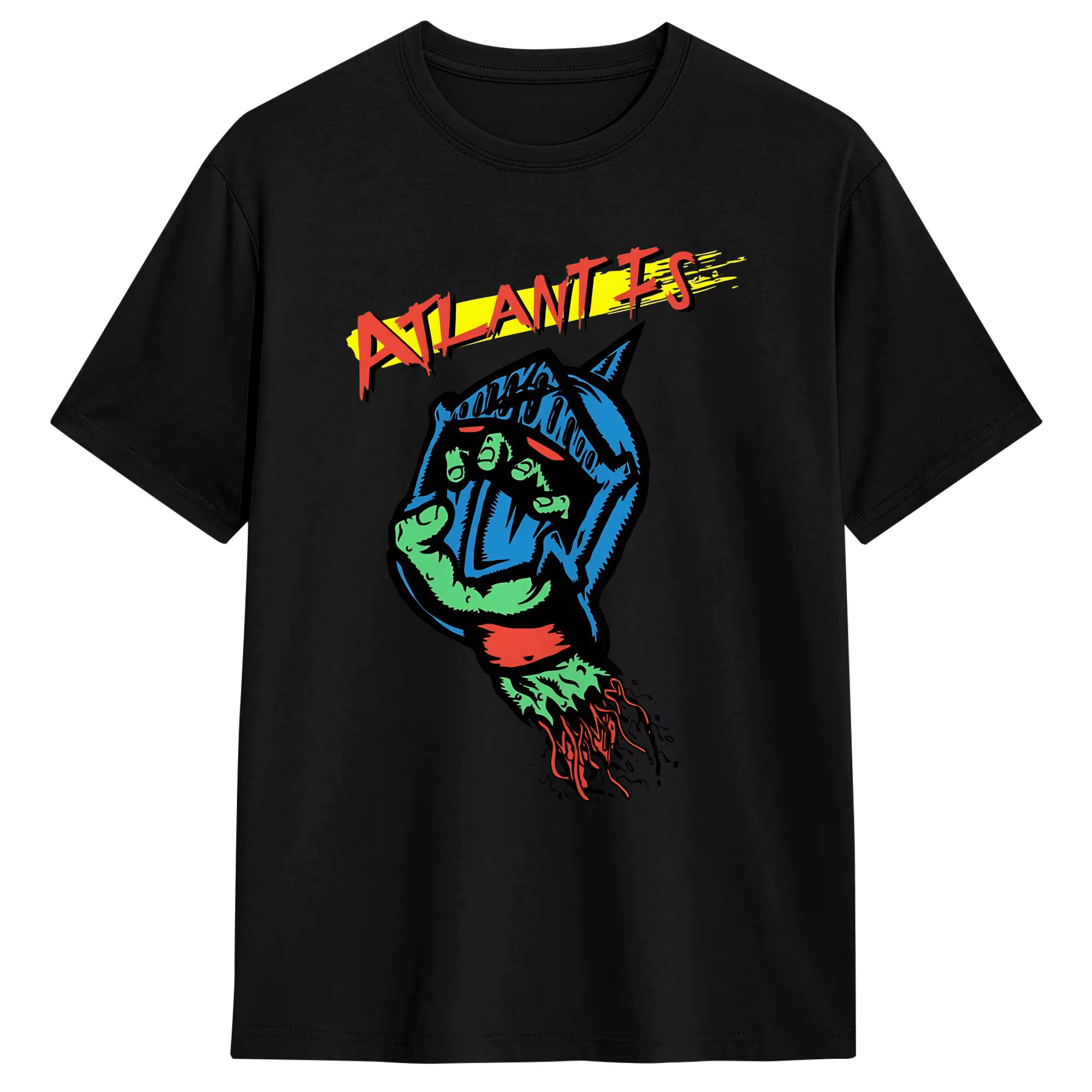 Kinnikuman – t-shirt en coton pour hommes, Streetwear, Atlantis vs Robin, respirant, Hip Hop, grande