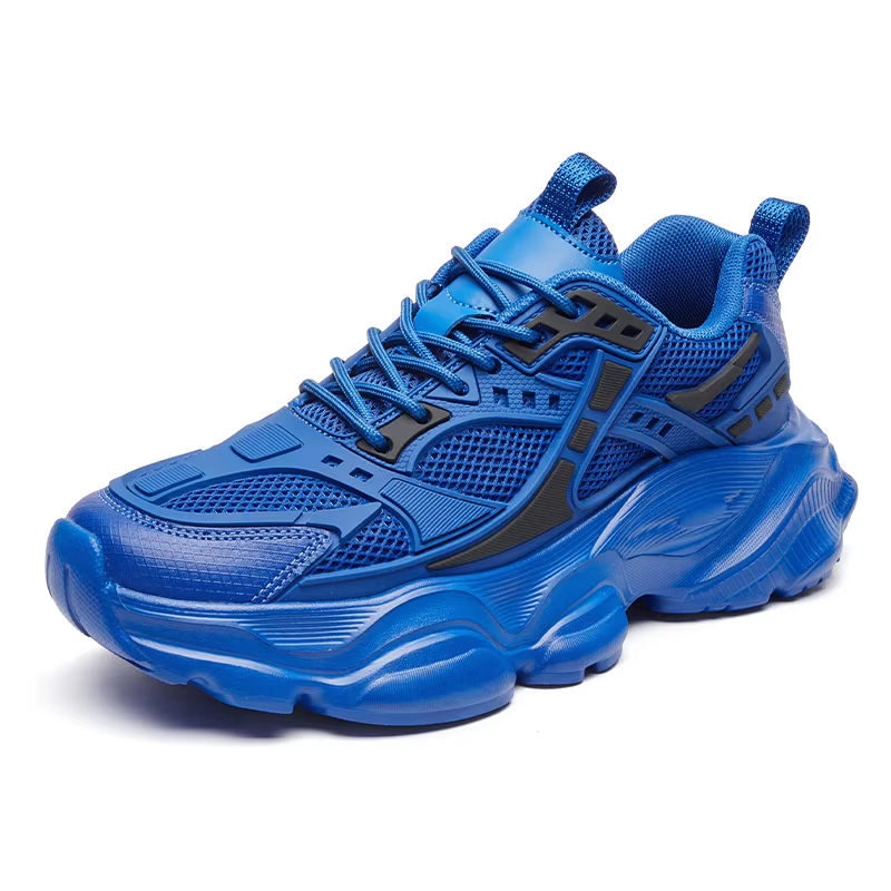 Nouveaux hommes baskets décontracté athlétique chaussures de marche mâle noir haute qualité tendance
