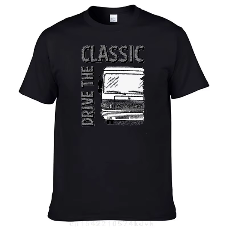 T-shirt HYTextiles DRIVE THE pour hommes, T-shirt à séchage rapide, Vêtements esthétiques, Économie 