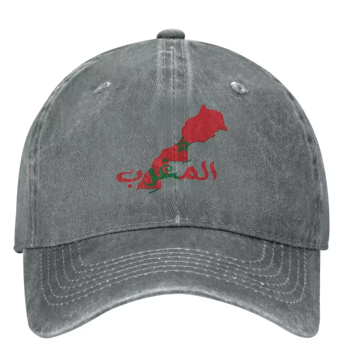 Casquette de baseball décontractée avec carte et sensation du Maroc, chapeau de camionneur, chasse e
