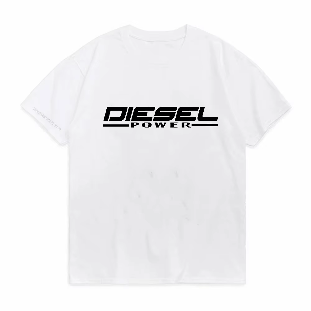 T-shirt graphique Diesel Power Die unisexe, décontracté, à manches courtes, col rond, confortable, m