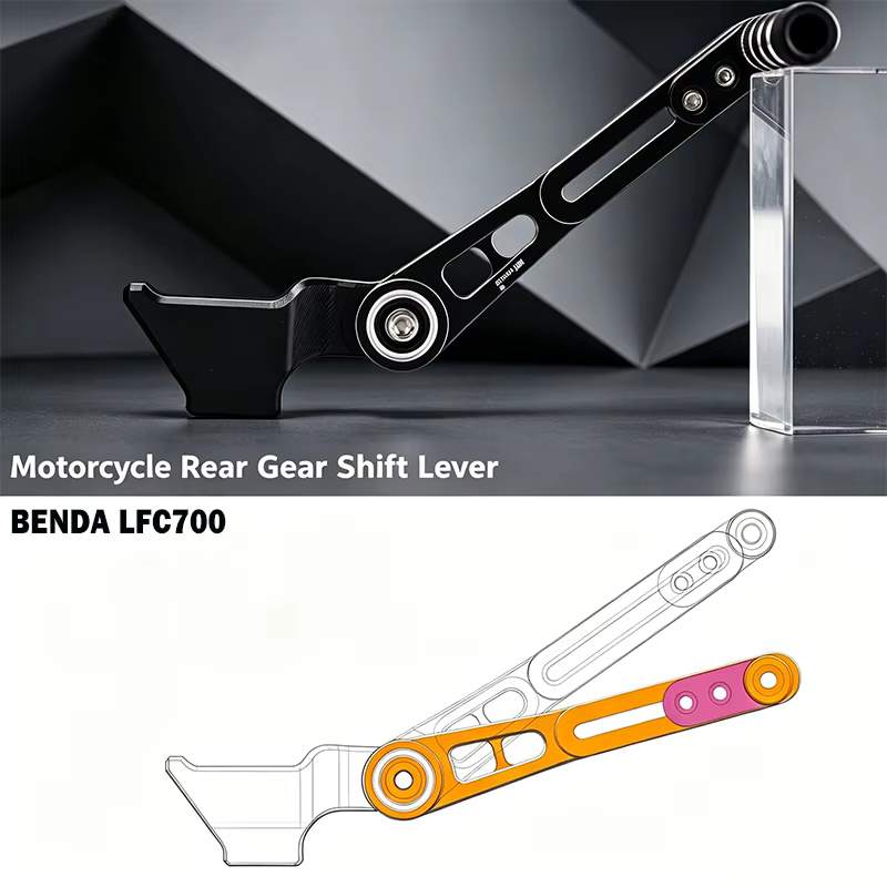 Repose-pieds avant antidérapant pour moto Benda LFC700 LFC 700 Lfc700, drapeau foncé 500, accessoire