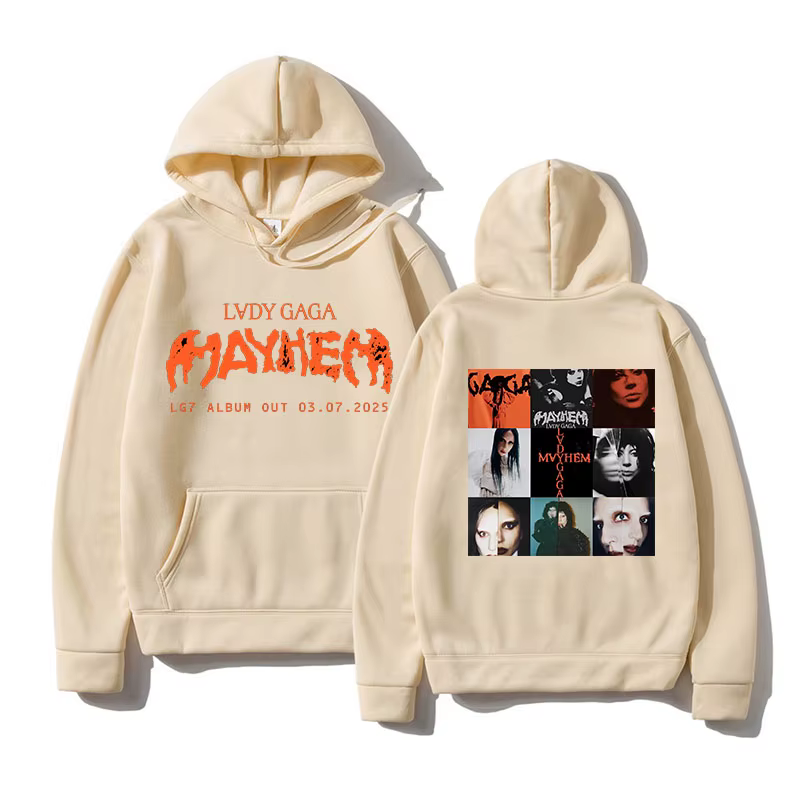 Lady Gaga MAYHEM sweat à capuche unisexe mode impression sweat automne hiver à capuche hommes femmes