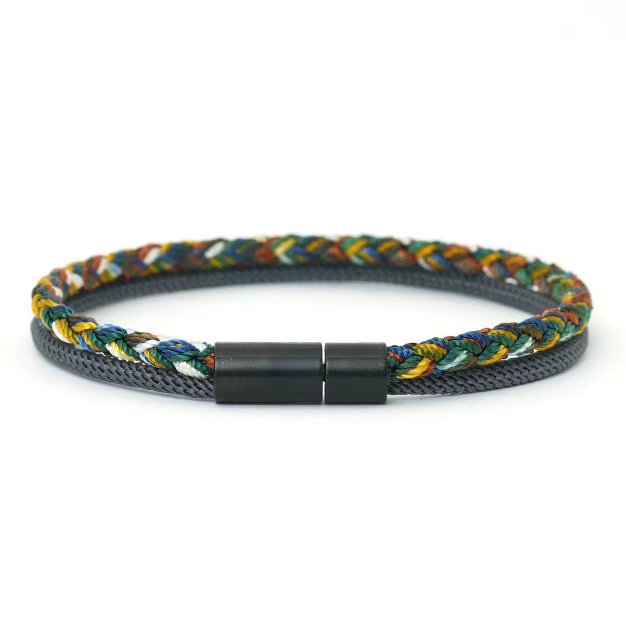 Bohême hommes chaîne Bracelet une qualité quille cordon 5 couleurs disponibles ethnique tissu charme