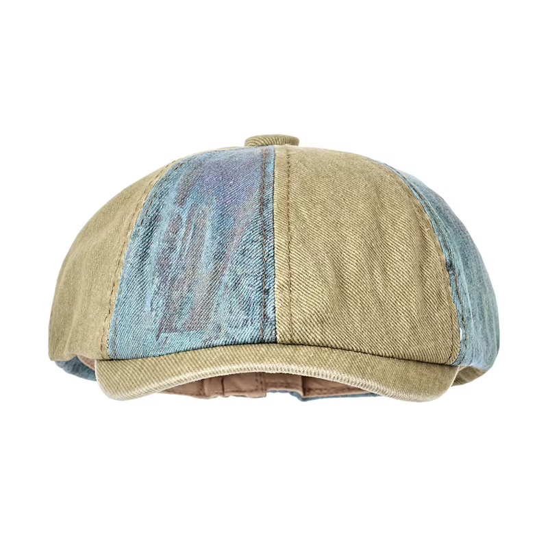 Casquettes de journal rétro pour hommes, chapeaux de peintre britannique, bérets octogonaux en coton