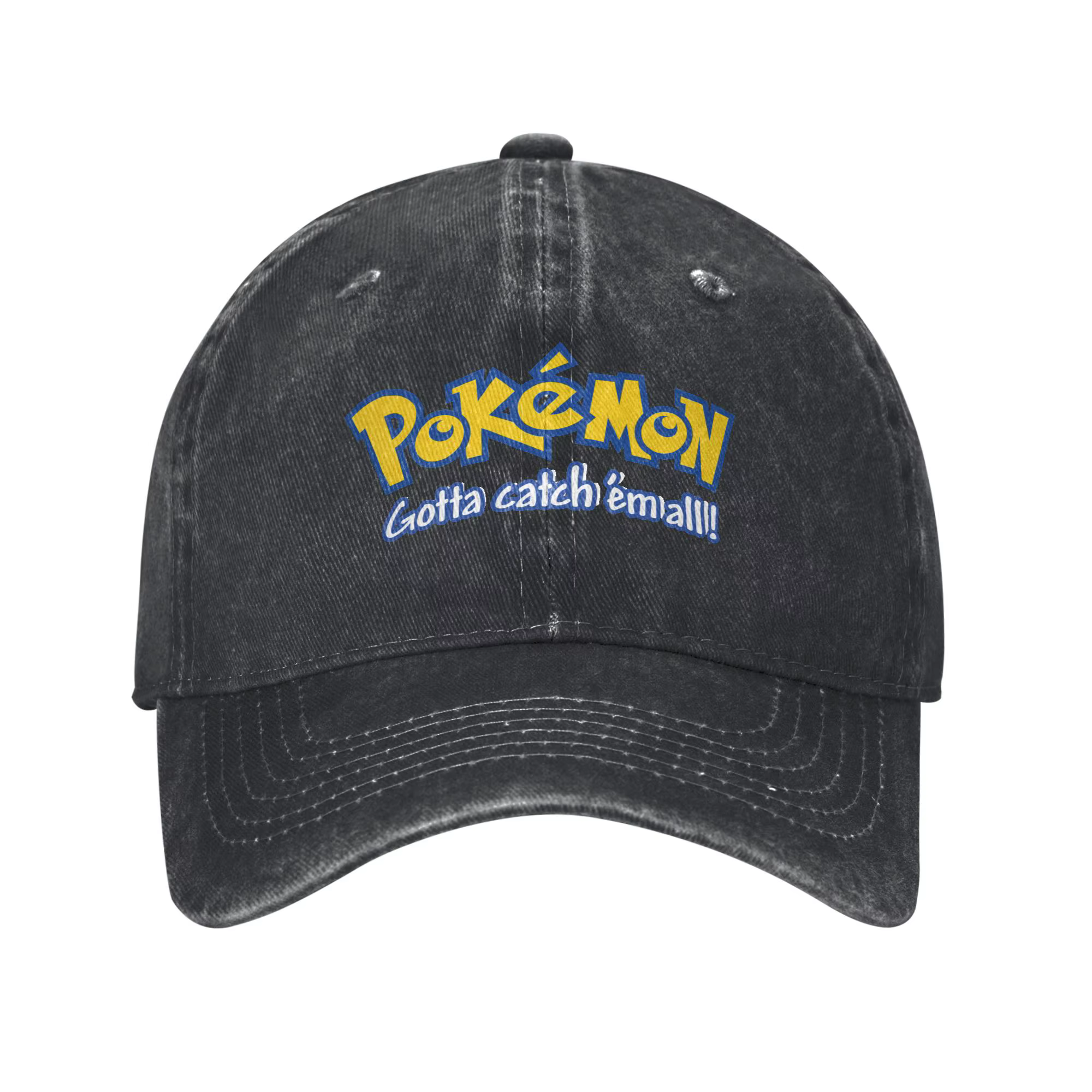 Casquette avec logo Pokemon Pikachu, casquette de Baseball amusante, chapeaux avec visière de Protec