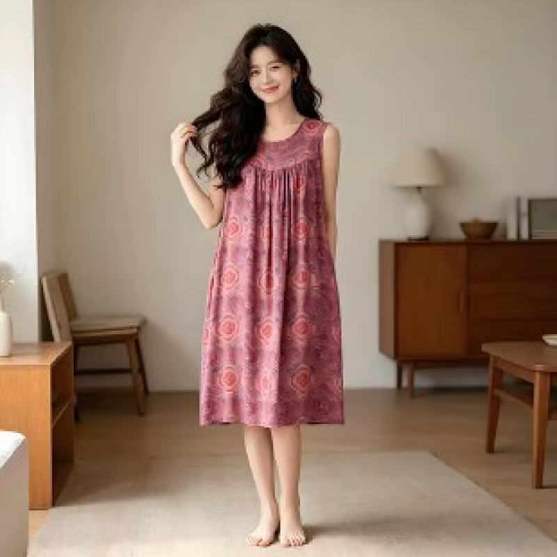 Robe midi chic sans manches pour femmes d'âge moyen et âgées, vêtements décontractés confortables po
