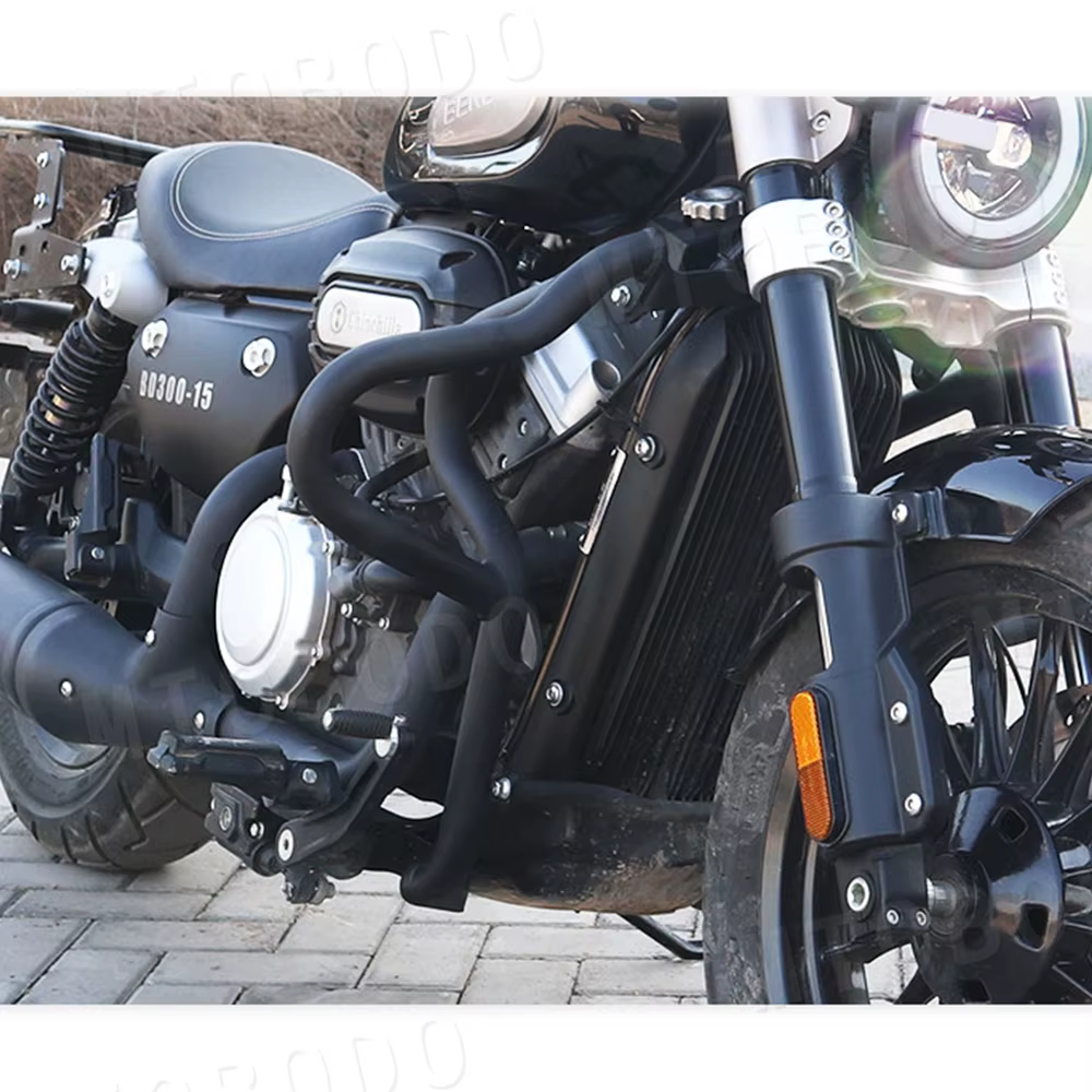 Accessoires de moto POUR BENDA ROCK300 300 Pare-chocs Barre de protection anti-chute Barre de protec