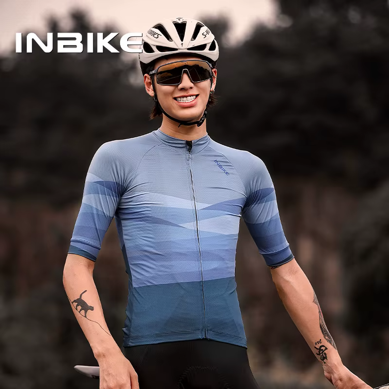 INBIKE – vêtements de cyclisme d'été, vêtements de cyclisme respirants, chemise à manches courtes po