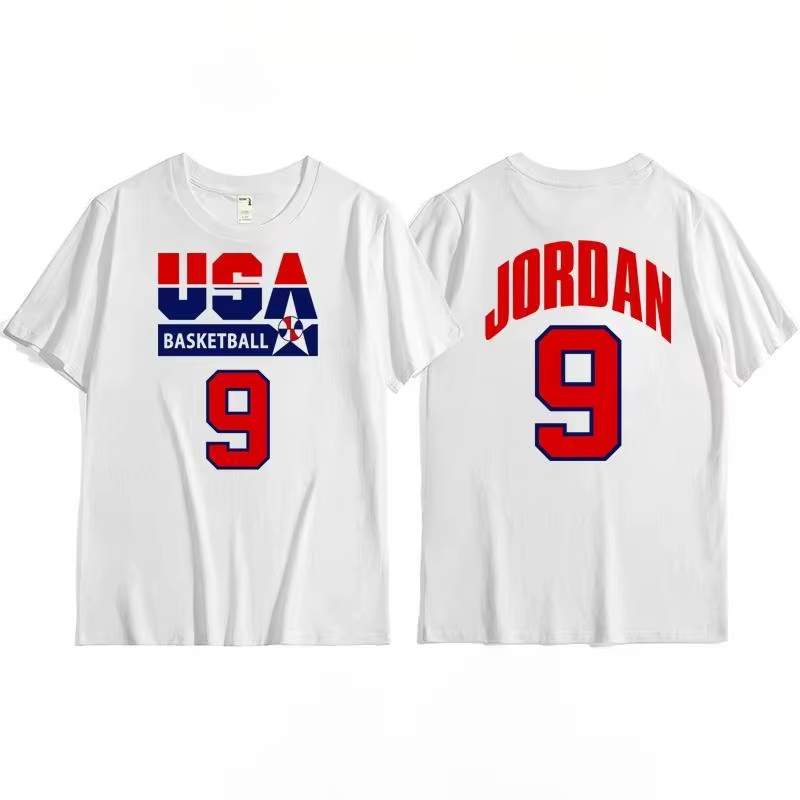 T-shirt Dream Team 1992 pour hommes, haut d'entraînement de basket-ball américain, haut vintage Drea