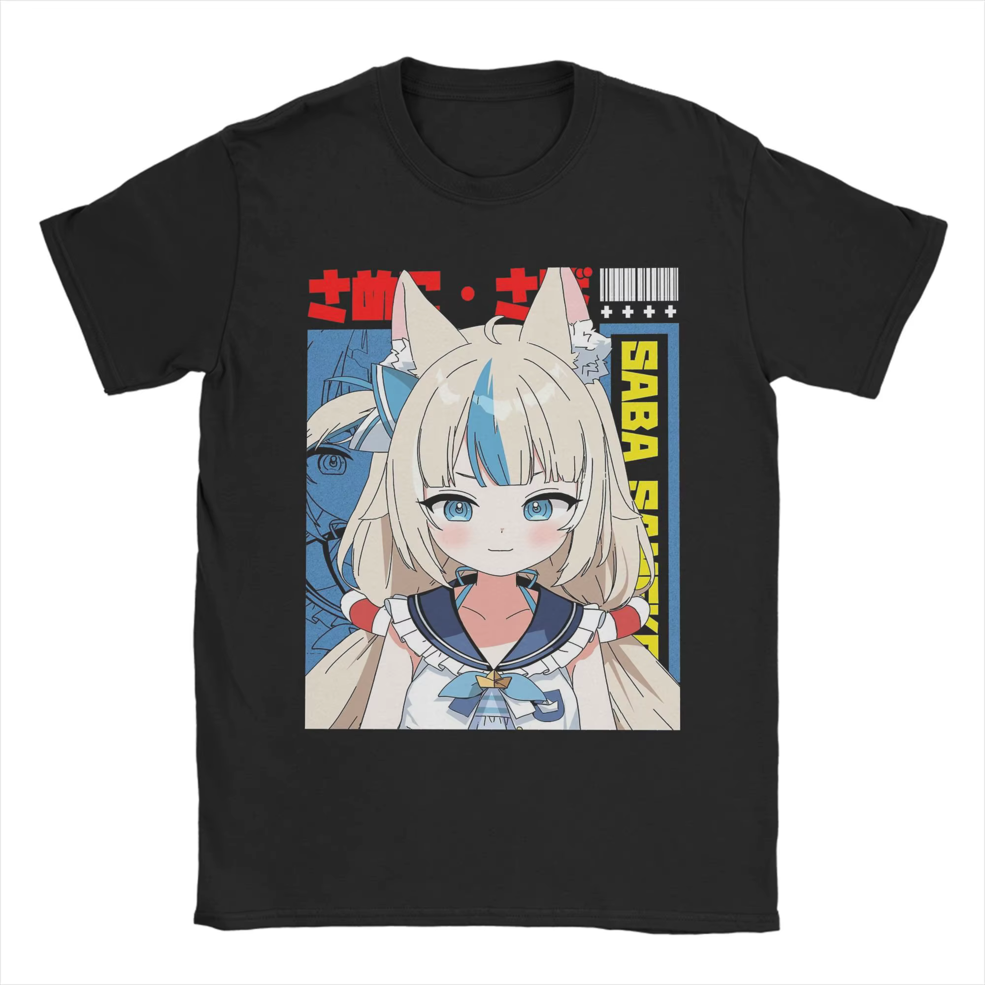 T-Shirt homme Saba Sameko Smug Vintage 100% coton t-shirts manches courtes t-shirts col rond vêtemen