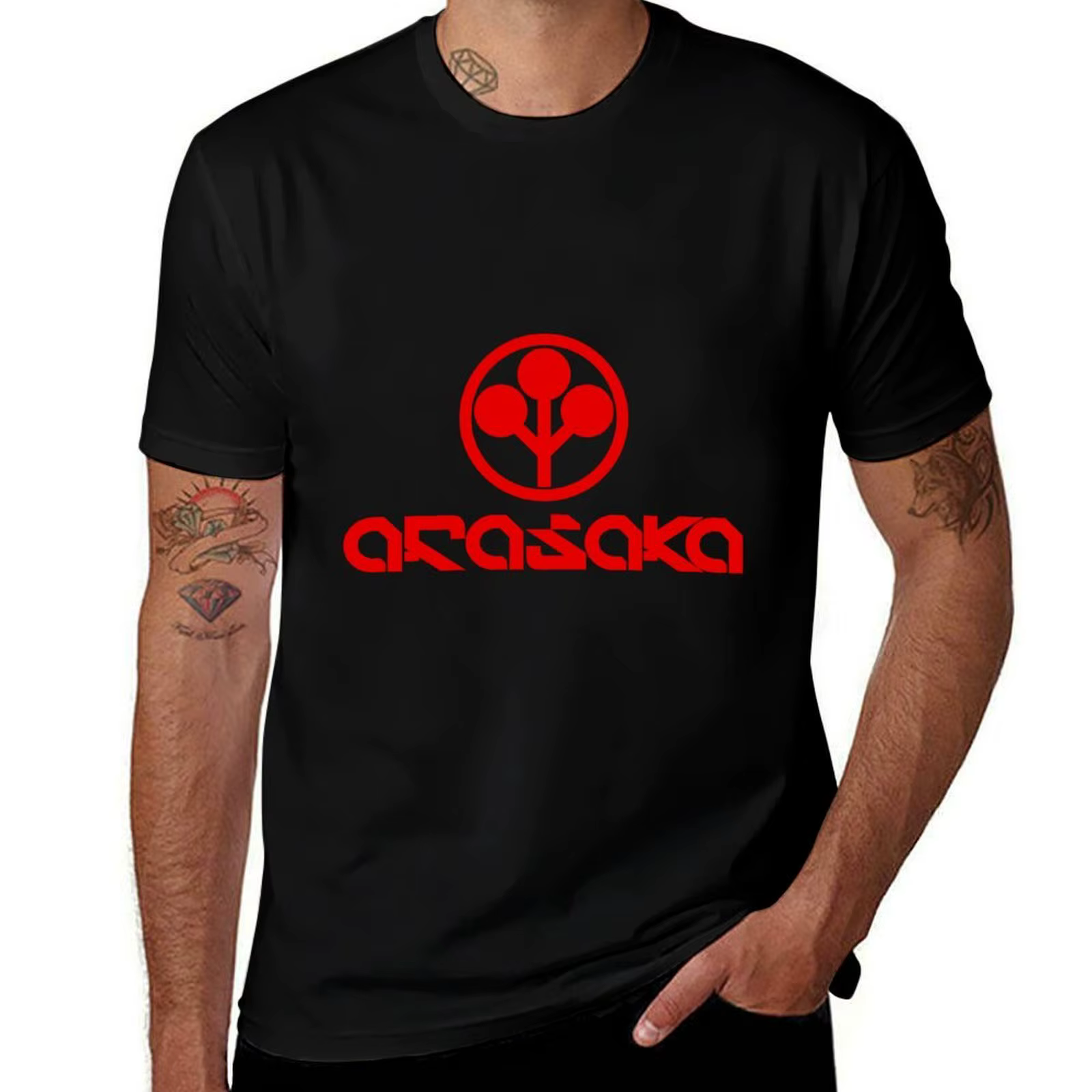Arasaka Logo-Cyberpunk 2077 T-Shirt vêtements esthétiques hauts séchage rapide cadeaux drôles hommes