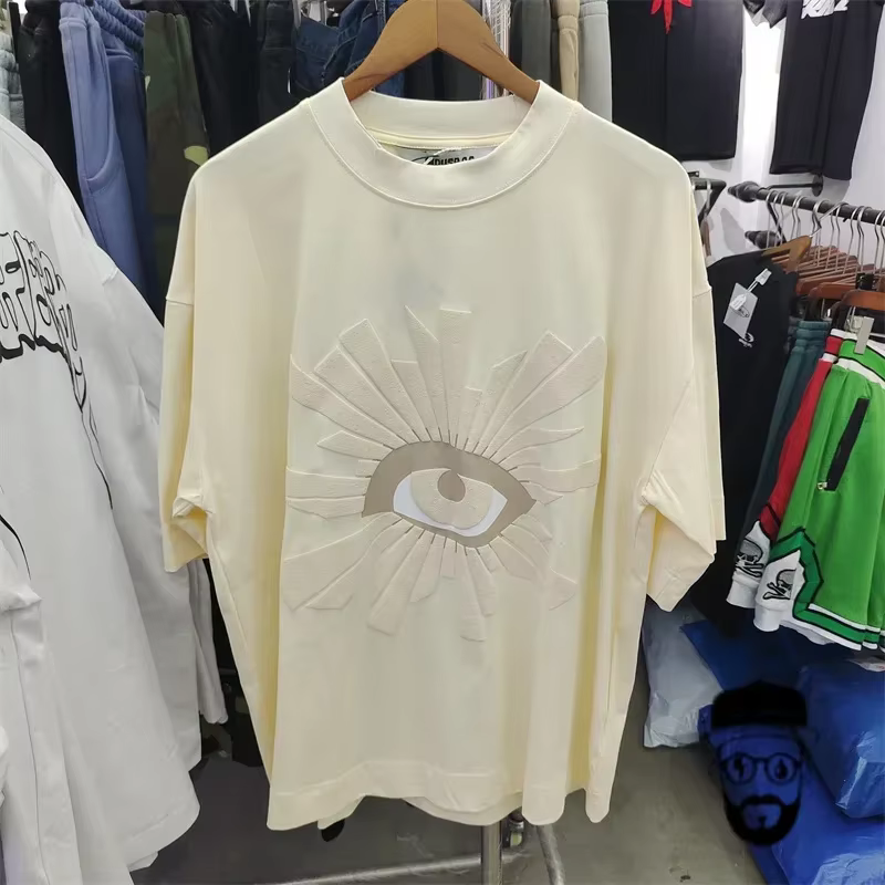 House of Errors hôtel fenêtre impression surdimensionné T-Shirt hommes femmes coton ample Streetwear