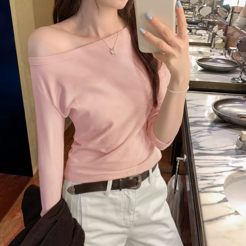 T-shirt chic à prix réduit de style européen pour femme, sans manches, col rond, en coton et denim, 