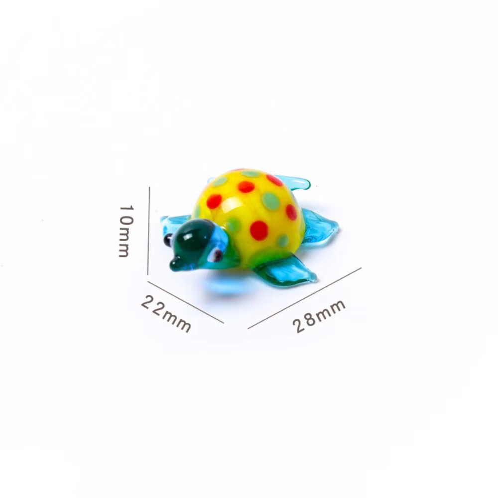 Mini Figurines de tortue artisanales, Statue d'animal légère et vive, accessoires décoratifs réalist