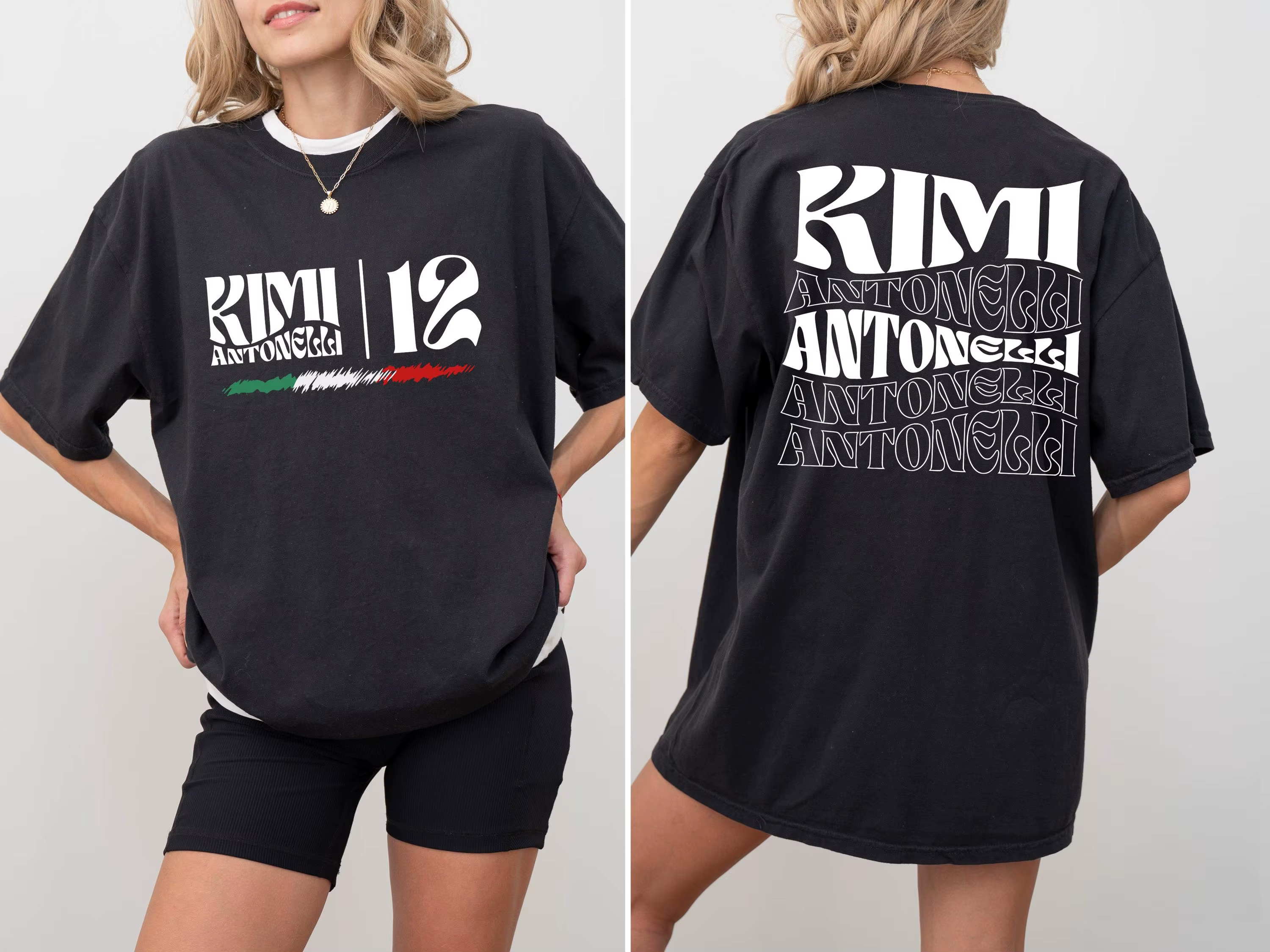 T-shirt de course vintage Antonelli pour homme et femme, vêtements d'été en coton, mode oversize, ha