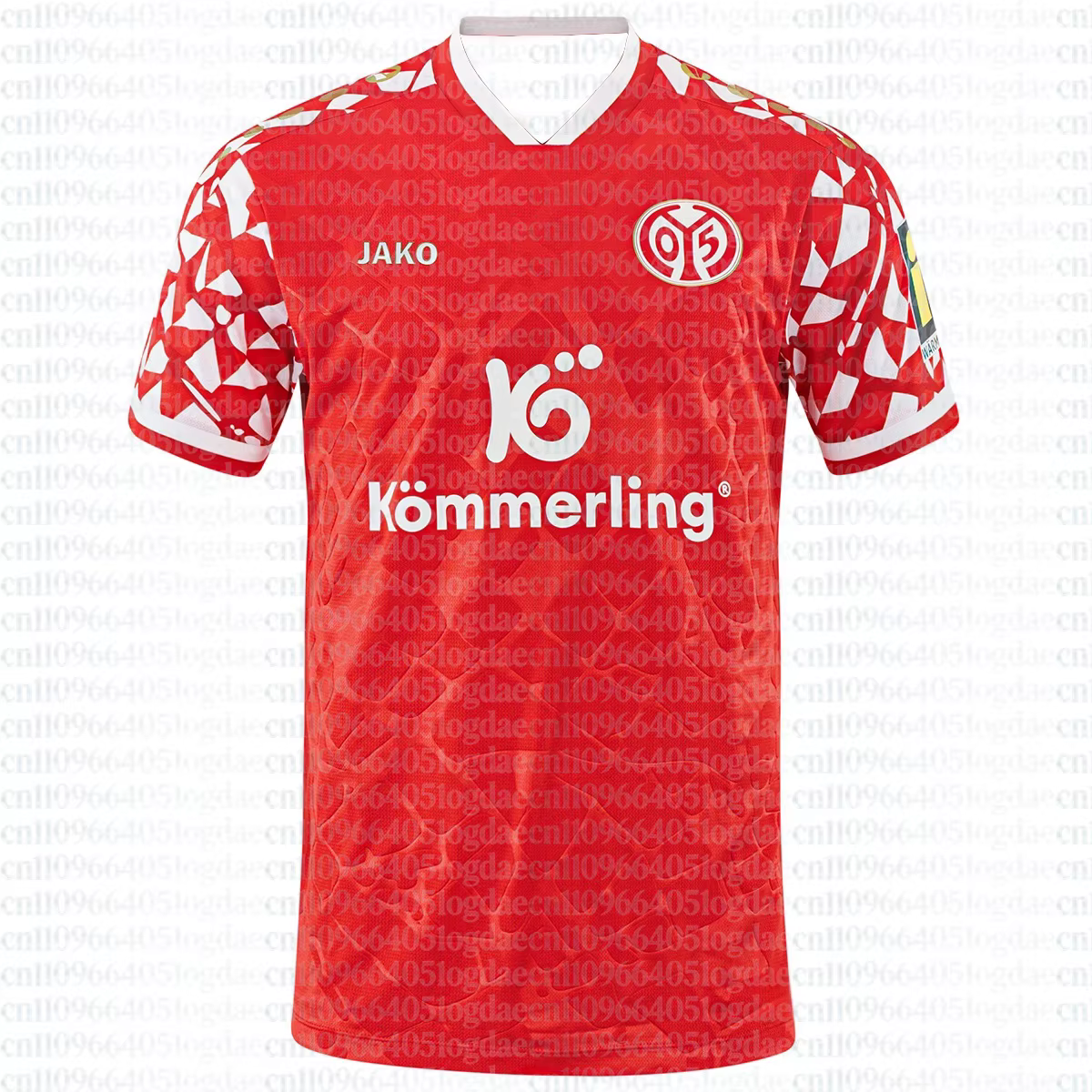 Maillot de football extérieur 2025/26 du Mainz 05 pour homme, version supporter respirante et douce 