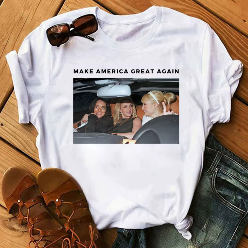T-shirt esthétique esthétique vintage grunge pour hommes, antioxydant ney, Make America Great Again,