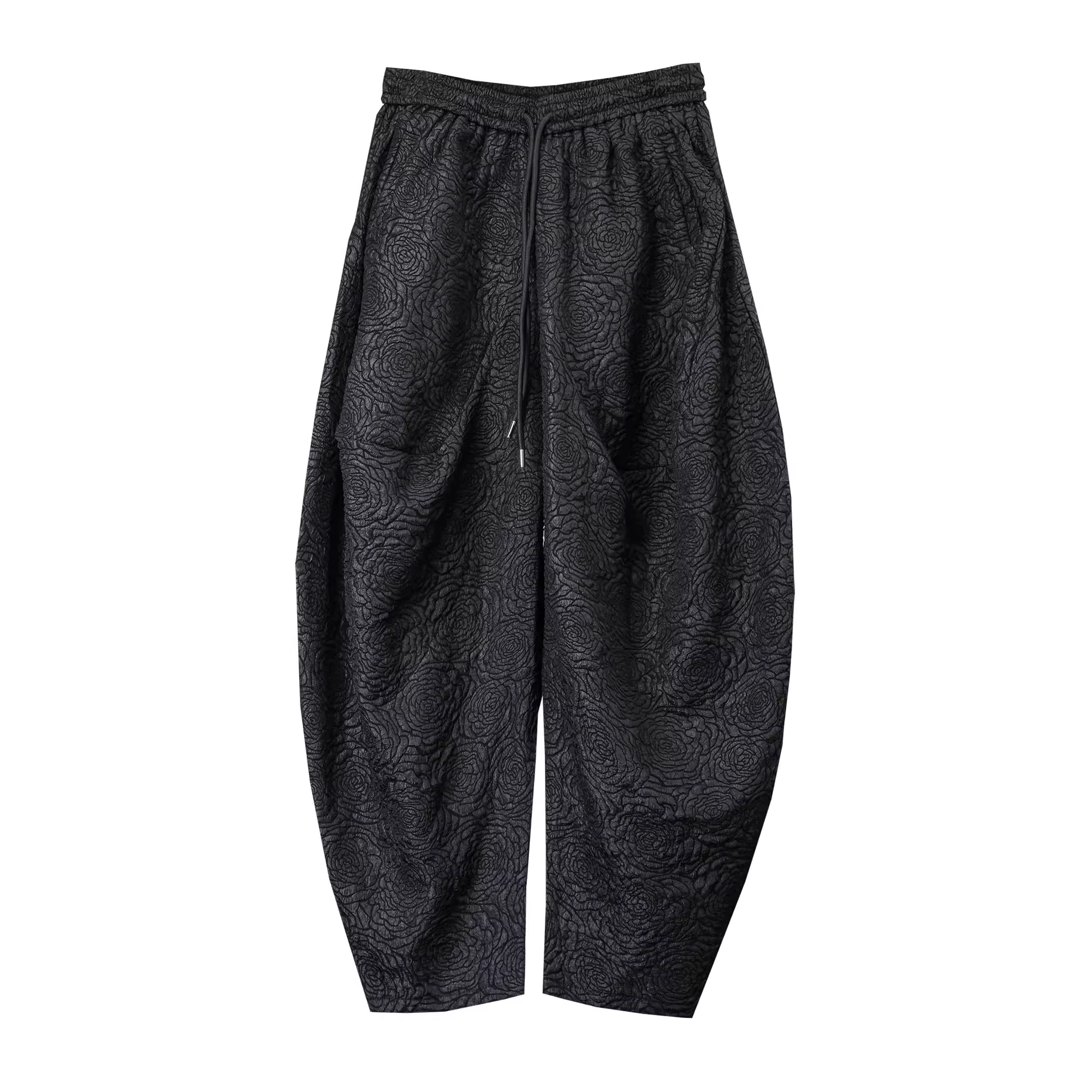 Pantalon Harem Jogger Noir 2026 pour Homme – Coupe Ample et Large – Style Streetwear Gothique Punk –