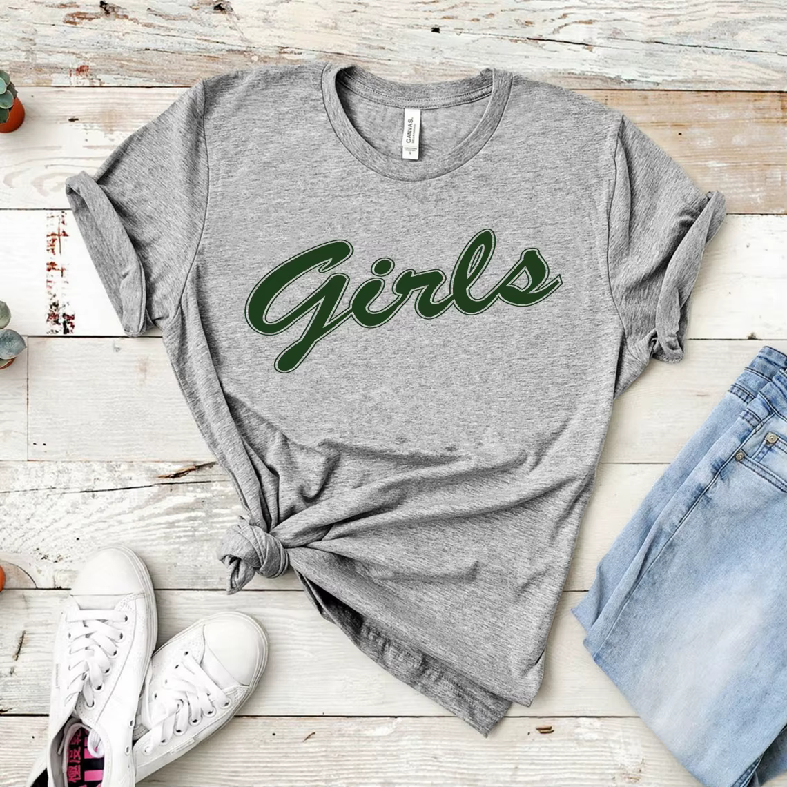 T-Shirt manches courtes pour filles, unisexe, avec graphique graphique de l'équipe des amis, de la s
