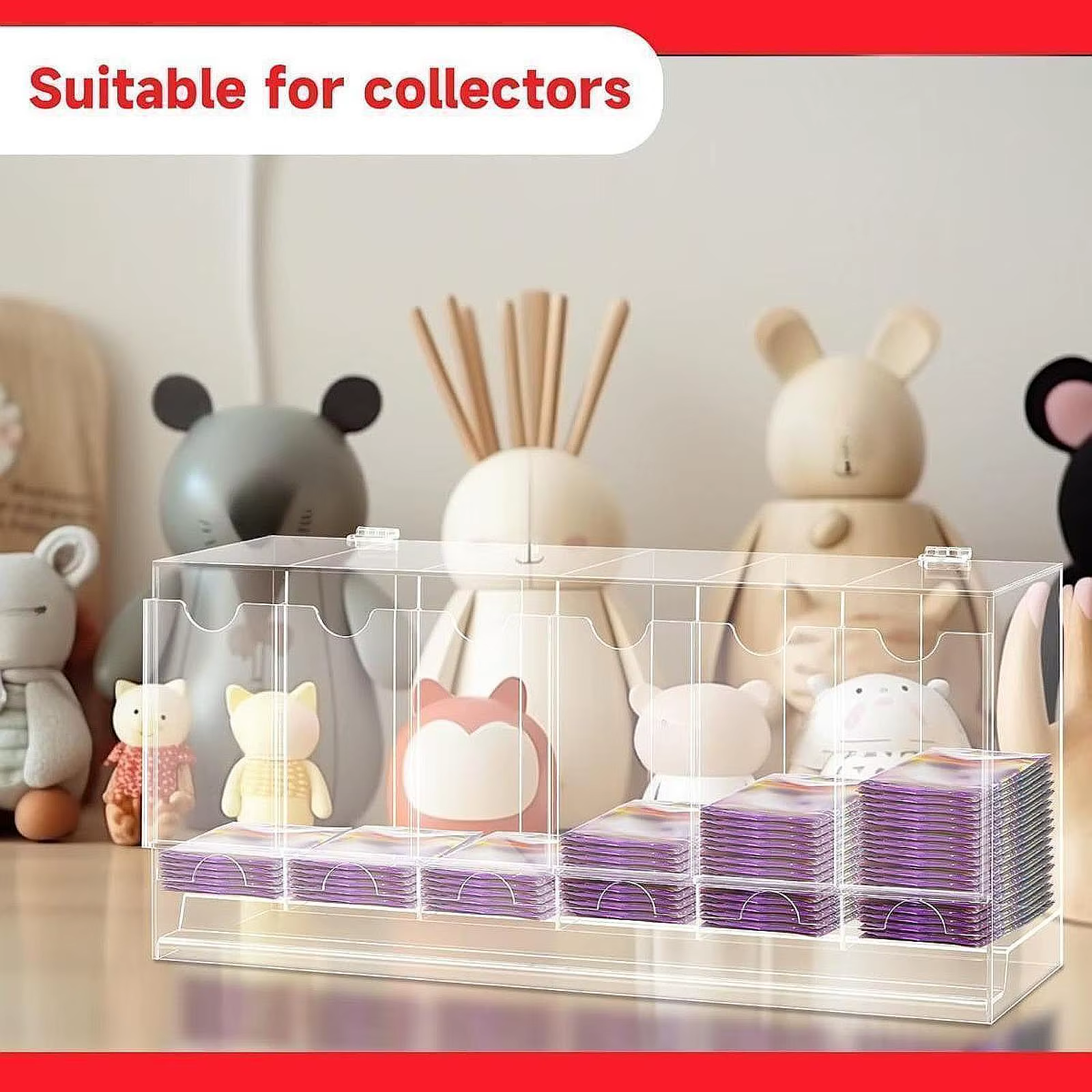 Distributeur de boosters, 6 compartiments, rangement, bureau, durable, accès facile, organisateur en