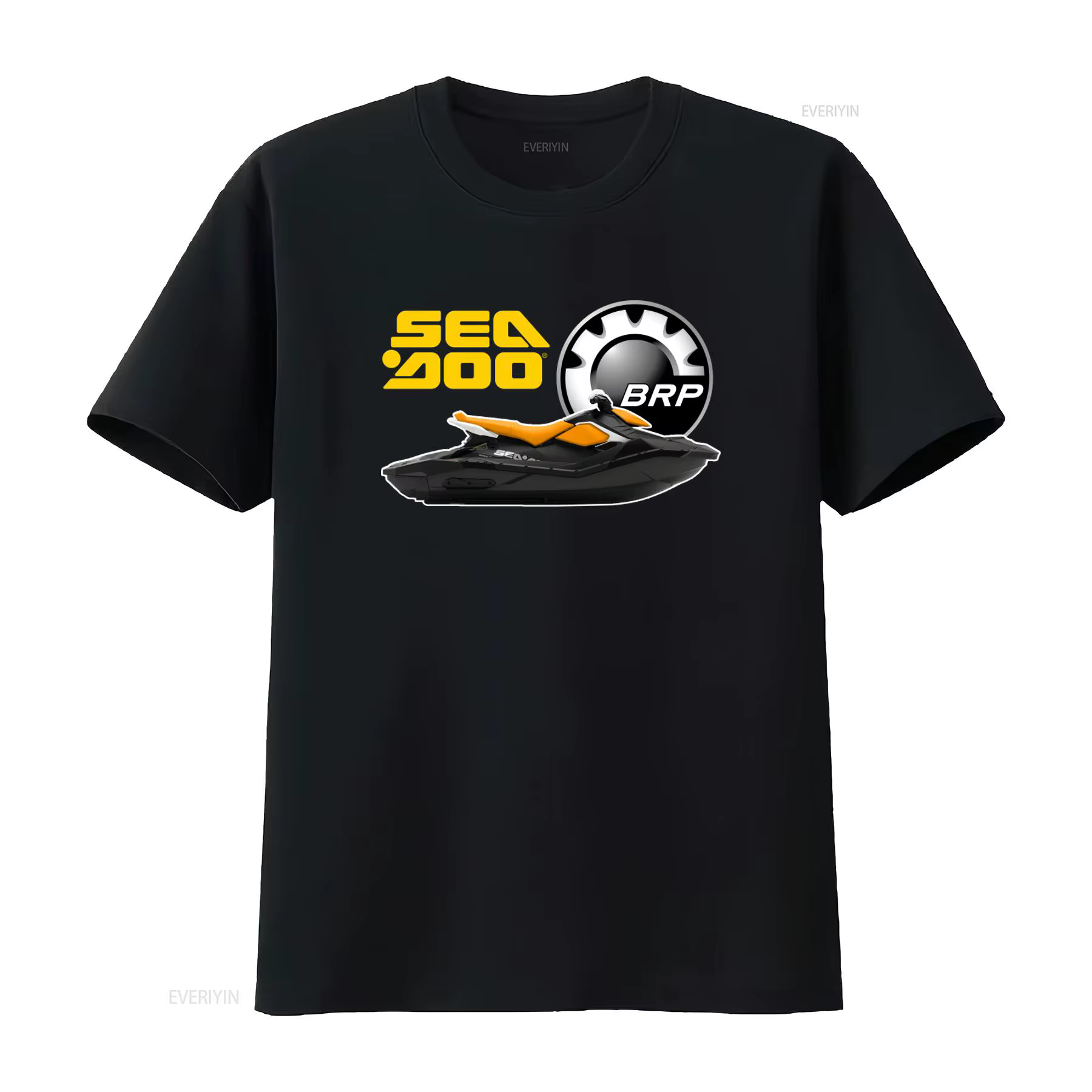 Sea Doo BRP Jet Ski T-shirt imprimé pour homme, élégant et durable, vintage, lavé, doux, respirant, 