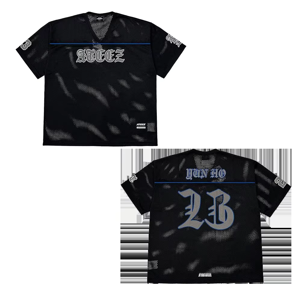 ATEEZ 2025 Tour du monde dans votre T-Shirt fantastique maillot de sport Hongjoong Seonghwa Yunho Ye