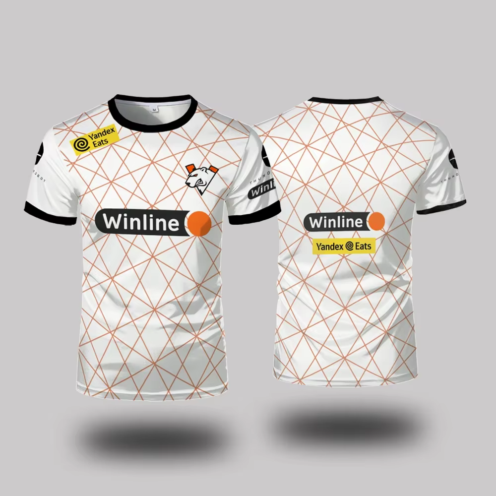 Uniformes du club d'e-sport Virtus.Pro, t-shirt respirant pour hommes et femmes, vêtements d'été déc