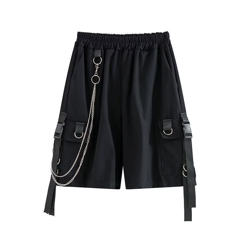 Short à jambes larges pour hommes, court, surdimensionné, Vintage, vêtements d'été, Bermuda de sport