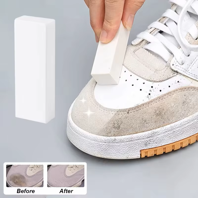 Gomme Nettoyante pour Chaussures en Daim et Baskets, Soin des Chaussures en Cuir Mat, Revitalisant e