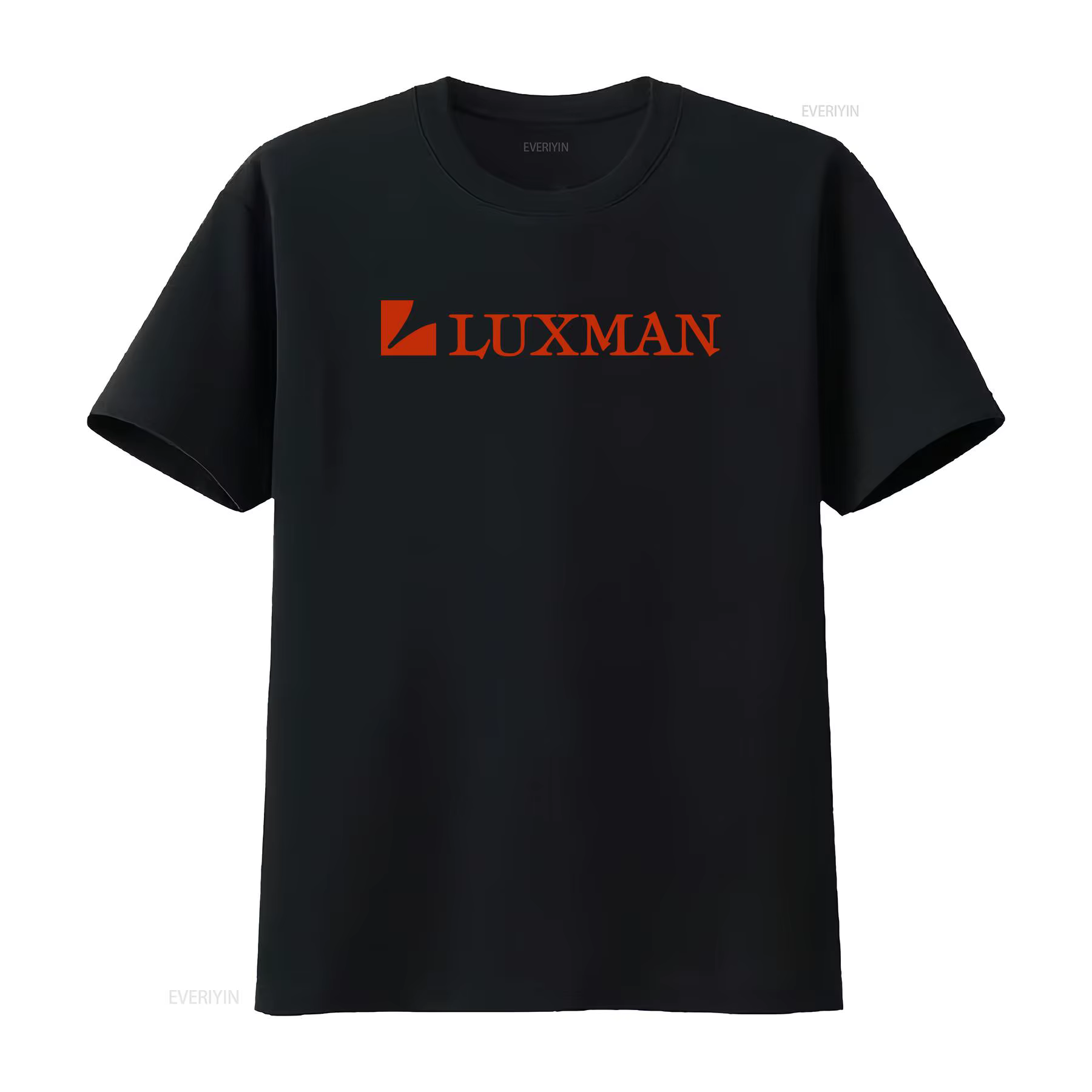 T-shirt avec logo Luxman Stereo Components, style vintage USA, décontracté, polyvalent, légèrement c
