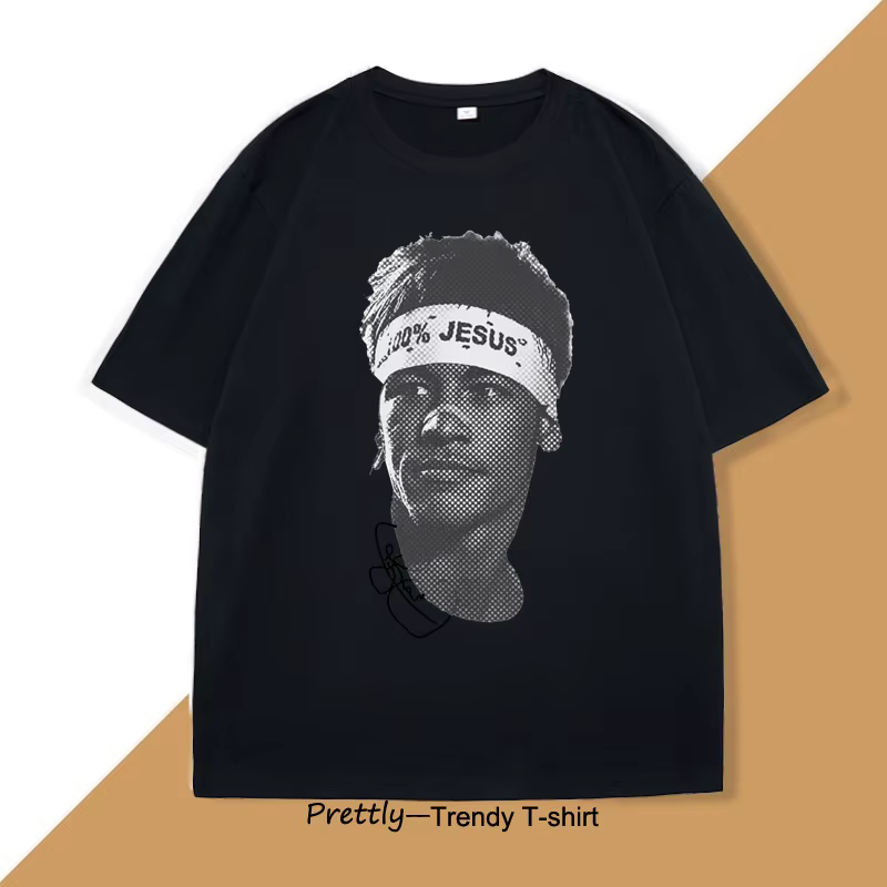 Neymar-T-shirt à Manches Courtes en Coton pour Homme, Vêtement Décontracté, Surdimensionné, à la Mod