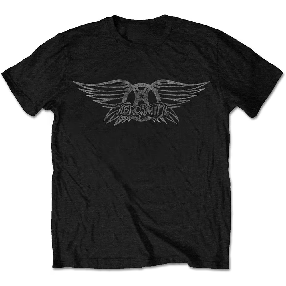 T-Shirt Vintage avec Logo du groupe Aerosmith, en coton, avec image graphique, pour hommes et femmes