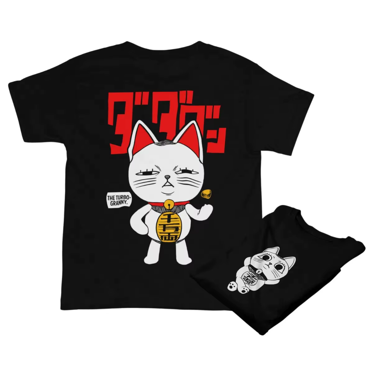 DanDaDan mauvais œil T-Shirt japonais Anime femmes hommes surdimensionné Y2k Manga drôle rue Hip Hop