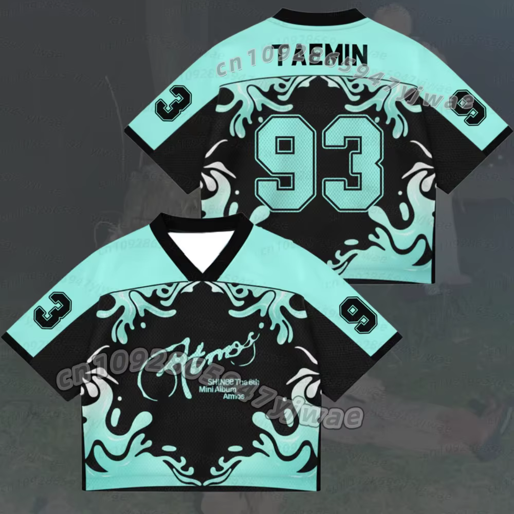 T-shirts pour femmes Midnight Thoughts Shinee Atmos Album Concert Tour Mix Mesh Jersey TAEMIN, cadea