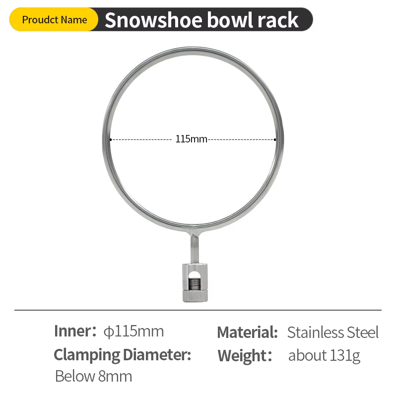 Soomloom-Support de lampe de camping en acier inoxydable, cadre de bureau extensible portable, acces