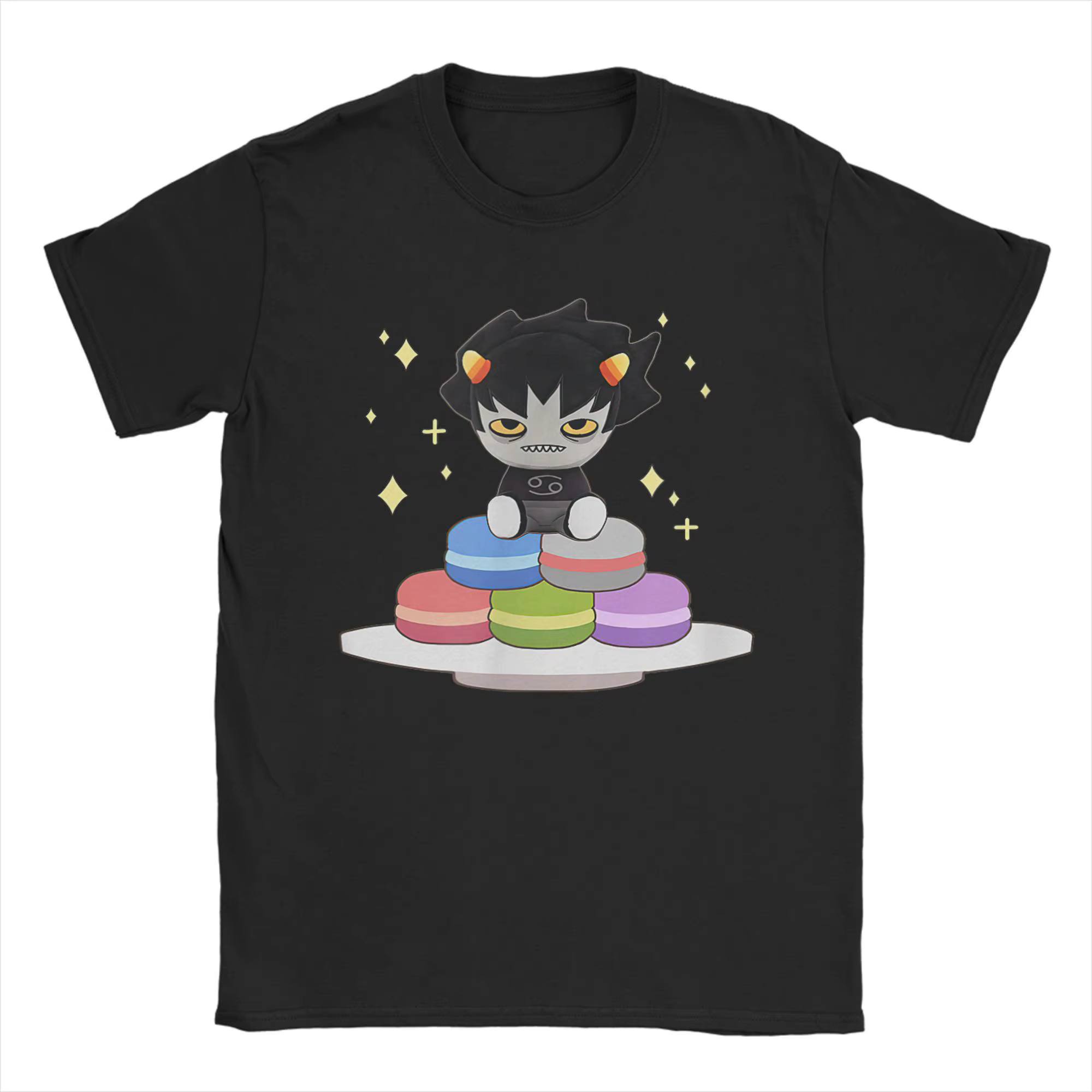 Homestucked Manga ANIME T-Shirts pour hommes Vintage coton t-shirt col rond manches courtes T-Shirts