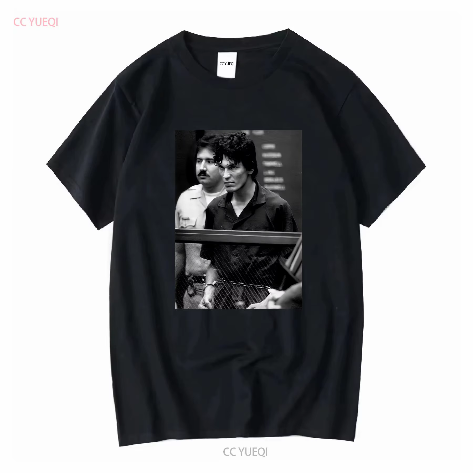 Richard Ramirez CourT t-shirt MatsuMake manches longues ou courtes vintage lavé polyvalent mode homm