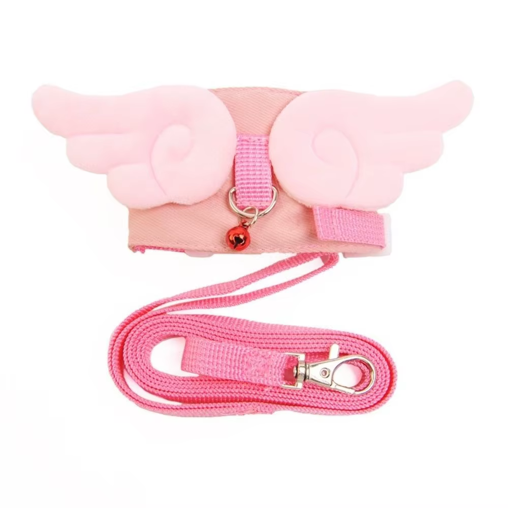 Harnais de traction réglable pour furets, confortable avec clochette, sangle de poitrine pour cochon