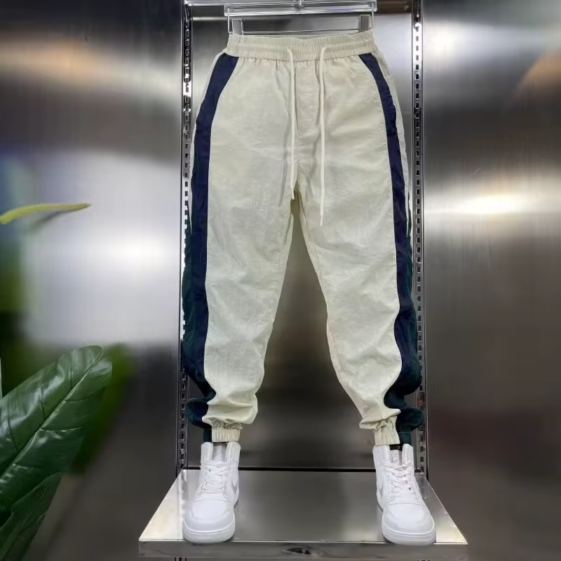 Pantalon de survêtement droit pour homme, mode Harajuku, vêtements d'été, jogging, jogging, grande t
