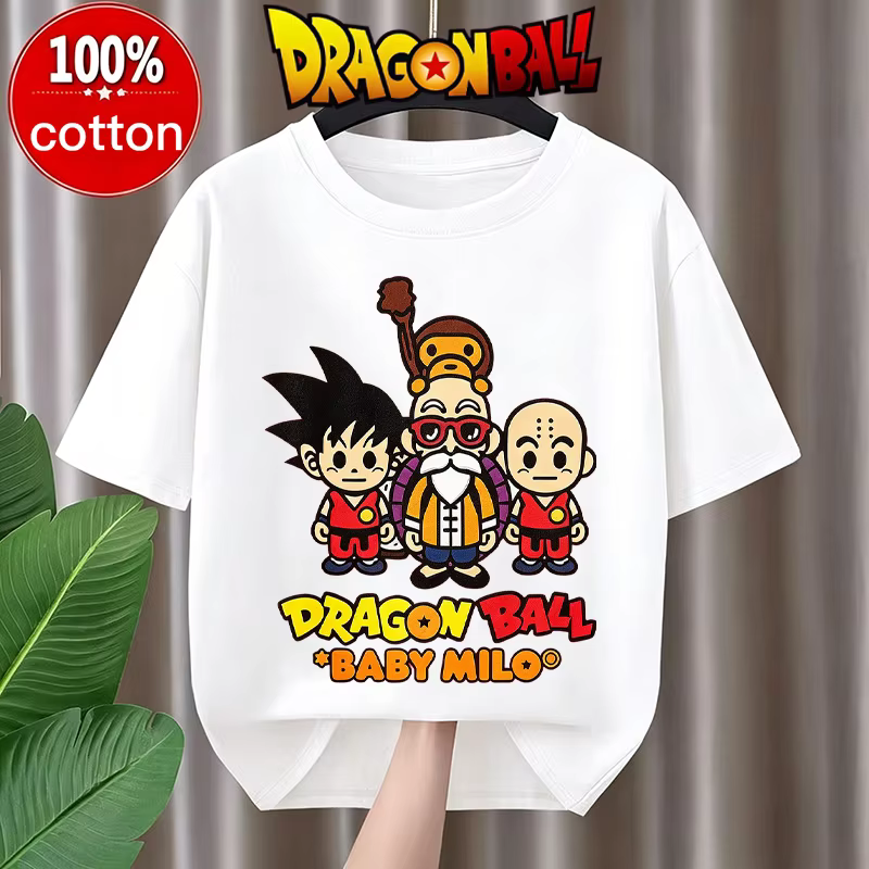 Nouveau t-shirt Dragon Ball Z pour enfants, nouveau t-shirt d'été amusant Kawaii 2026, t-shirt de de