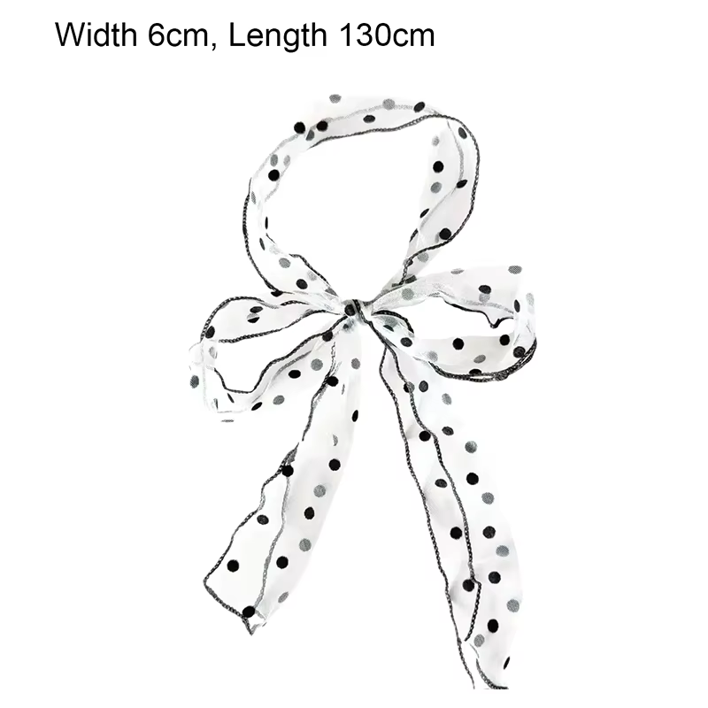 Écharpe en maille de dentelle douce pour femmes, accessoire de cou léger et polyvalent d'été avec ru