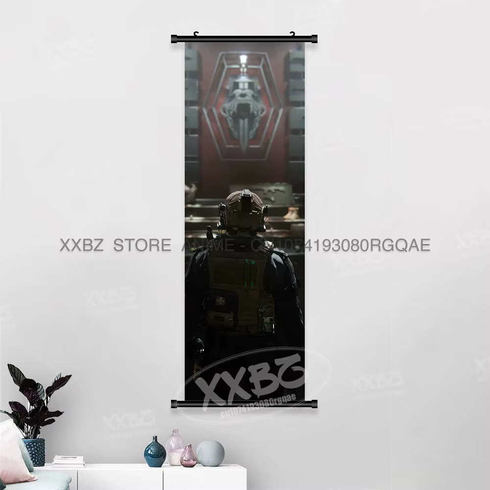 Call Of Duty FPS jeu décoration de la maison Anime mur œuvre rouleaux photo suspendus peinture HD im