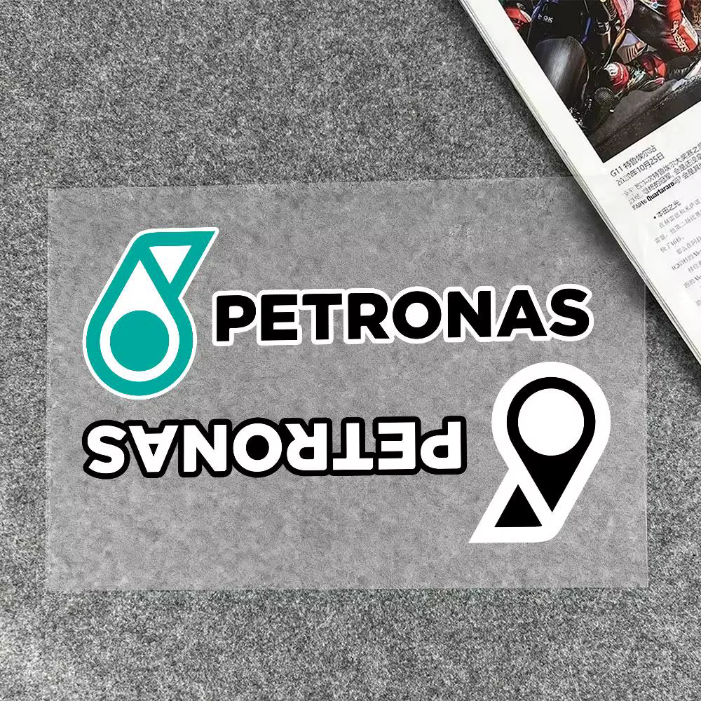 Autocollants pour moto PETRONAS, autocollants en vinyle pour pare-chocs, fenêtres, moto, ordinateur 