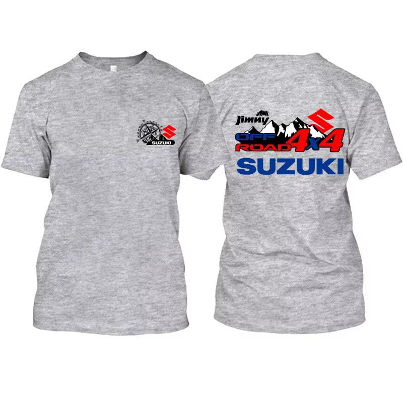 T-shirt en pur coton pour hommes, avec logo Suzuki Jimny, véhicule tout-terrain, compétition d'équip