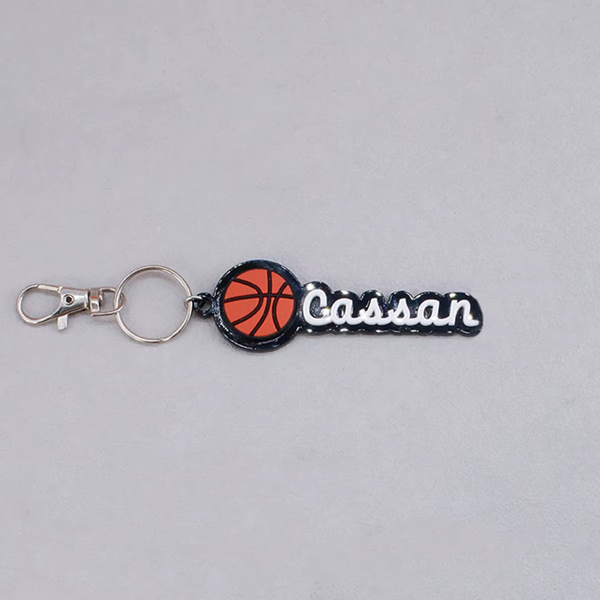 Porte-clés personnalisé sur le thème du sport, porte-clés avec nom personnalisé, porte-clés ballon d