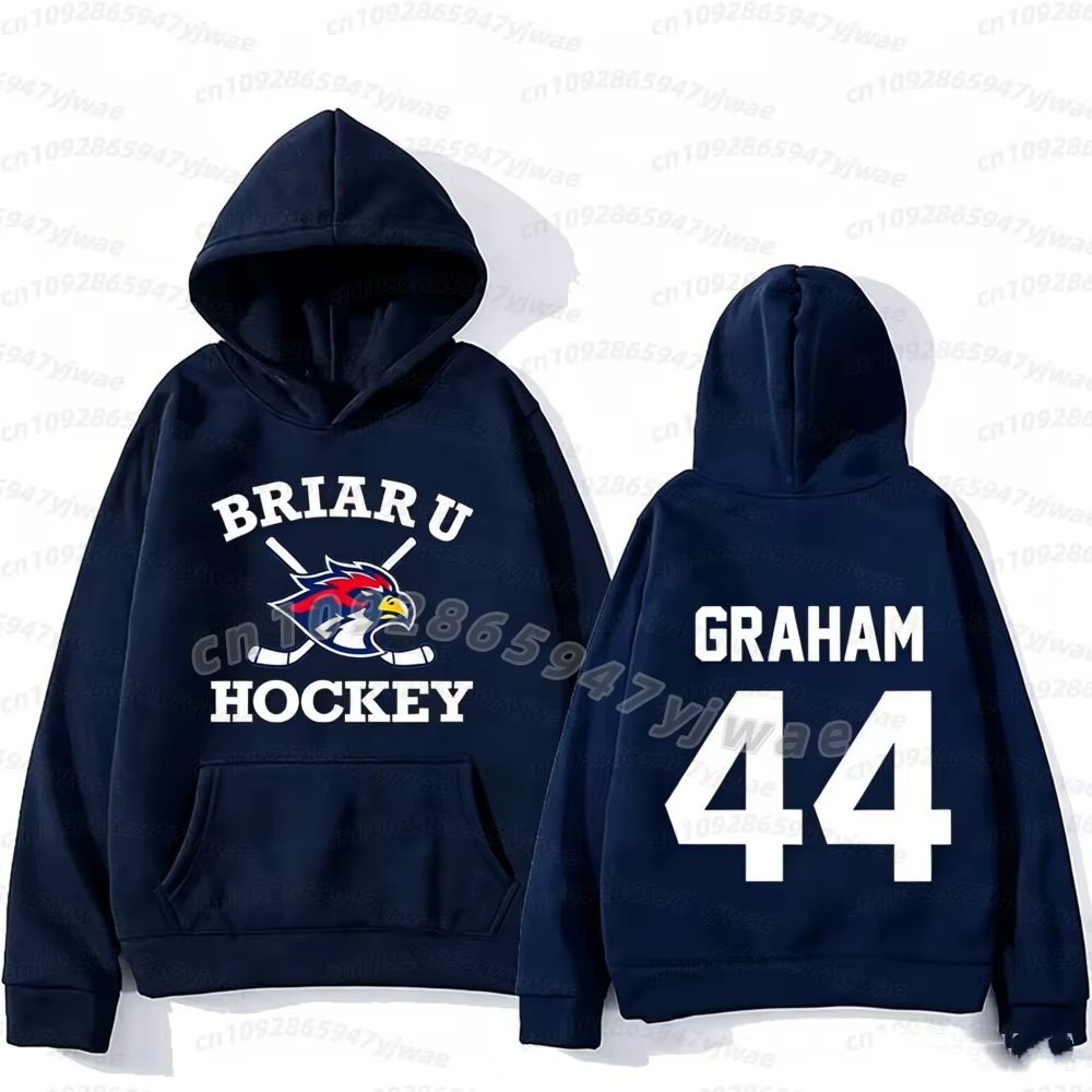 Hoodies à manches longues pour hommes et femmes, design Off Campus Briar University Hockey Jersey Gr
